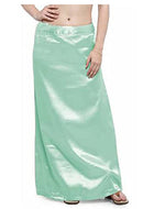 Baby Pink & Sea Green Silk Underskirt for Ladies