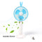 7606 Mini Portable Hand Fan USB Rechargeable Fan With Led Light Fan for Indoor and Outdoor Use by Women and Men Table Standing Stand Included 