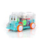 1996 Transparent Musical Mini School Bus Toy for Kids 