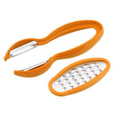 2024 Maitri Kitchen 2-in-1 plastic Double Sided Peeler & Grater