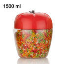 2299 Jar/Container with Apple Shape for Kitchen Storage (1500ML) -