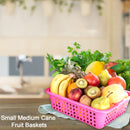 2482 Plastic Medium Size Cane Fruit Baskets - Your Brand