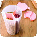 0618 3 in 1 Transparent Air Tight Storage Dispenser Container (1500ml)