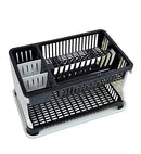 2221 Kitchen Organizer Rack with Water Storing Tray/Dish Rack - DeoDap