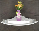 0694 Multi Purpose Corner Wall Mount Shelf - 8 x 8 Inch  (H-101)