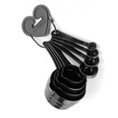 2462 Global Measuring Cups and Spoons Set A Must Kitchen Essential (8Pcs, Black) -