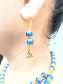 Beautiful Dark Blue Party Wear Necklace