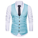 Turquoise Color Men's Party Wear waistcoat Ethnic Jacket