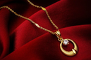 Gold Plated Beautiful Pendant - WB000009