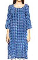 Viscose Blue Dyed Straight Kurti - MKBIBAK000003INDIGO12155