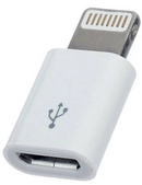 Micro USB to 8 Pin Lighting (For Iphone 6,7,8, iphone X etc(upper models), White, Sync and Charge Cable) FDI000001USB