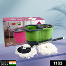 1183 MOP WITH BUCKET FOR FLOOR CLEANING/MOP FOR FLOOR CLEANING / FLOOR CLEANER MOP / SPIN MOP / MAGIC MOP / MOP STICK / SPIN MOP SET WITH BUCKET (B Grade)