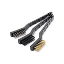 0244 -3pcs Mini Wire Brush Set (Steel/Nylon/Brass Brush)