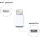 Micro USB to 8 Pin Lighting (For Iphone 6,7,8, iphone X etc(upper models), White, Sync and Charge Cable) FDI000001USB