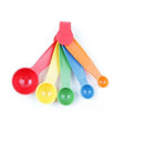0730 Plastic Measuring Spoons - Set of 5 -