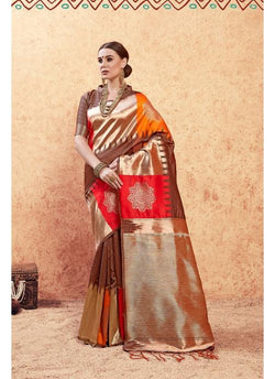 Rich colour Banarsi Sarees on special occasions like weddings are gift to Indian women