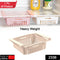 Fridge basket with adjustable sides, practical for storage