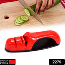 Knife sharpener with 3 stages