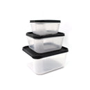 3 pcs square storage containers