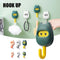 White adhesive wall hook for home decoration