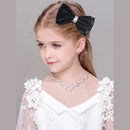 Heart-Shaped Hair Bow Knot Clip