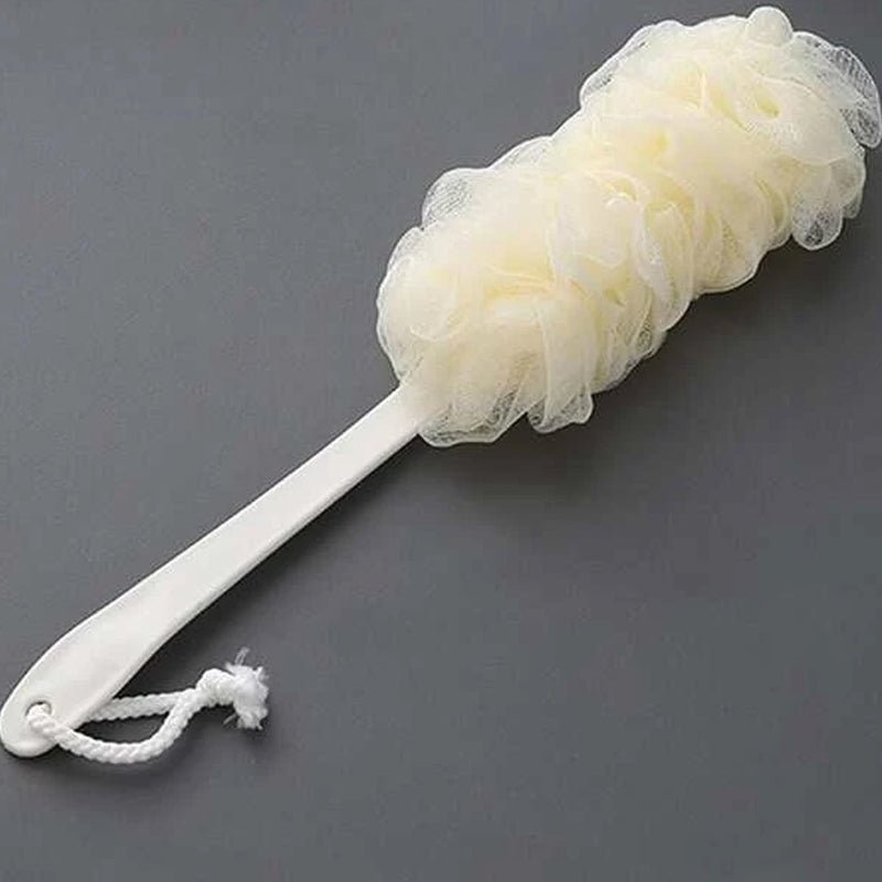 Long handle loofah for body bath