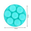Smiley face mold tray for cakes and chocolates, flexible silicone
