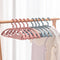 Lightweight plastic hangers for clothes