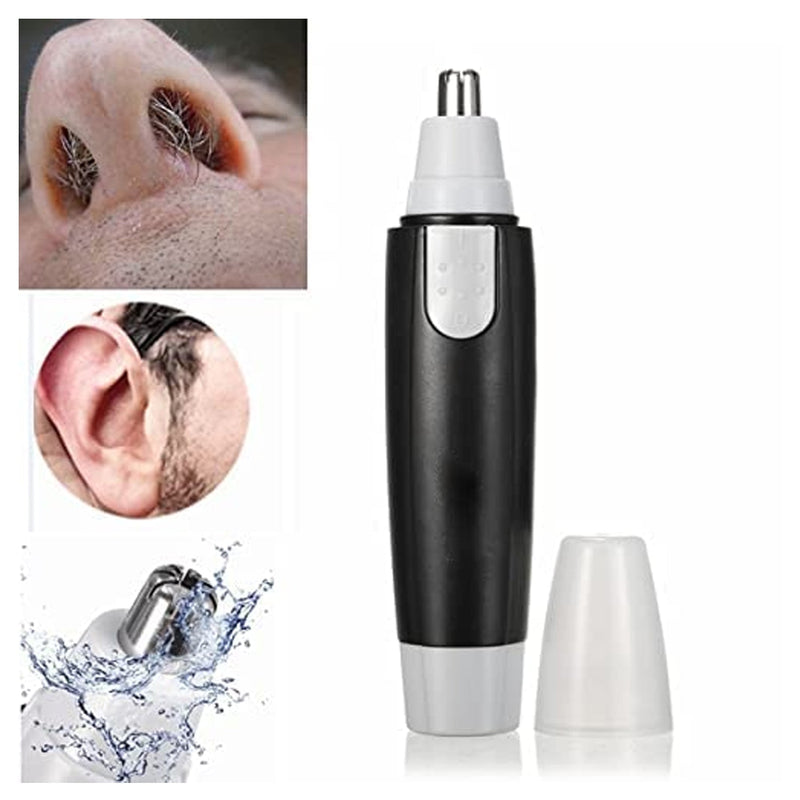 Battery-operated ear and nose trimmer