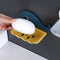 Waterproof wall-mounted soap holder with a double layer.
