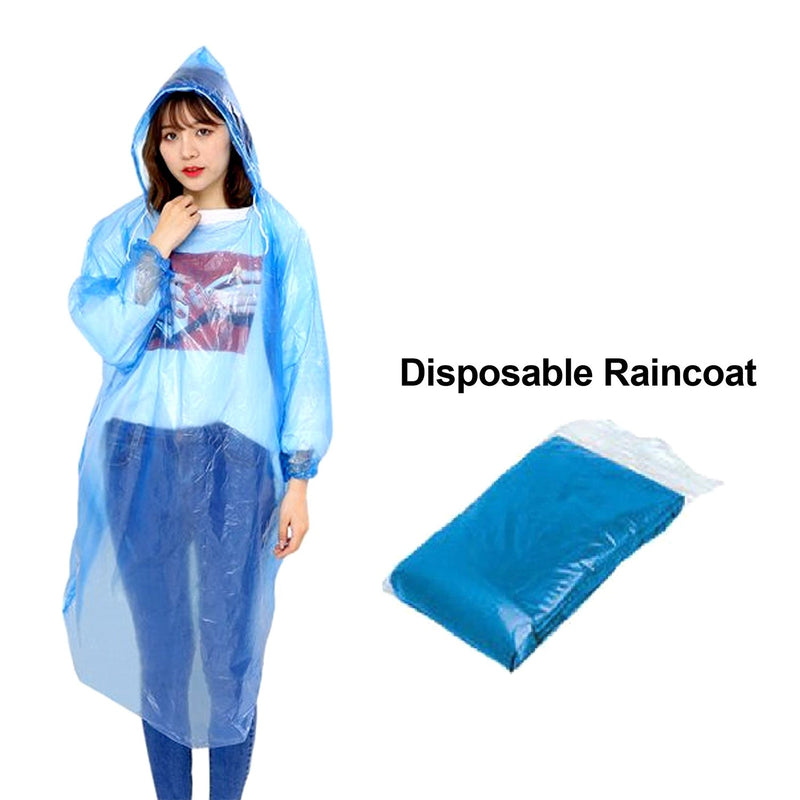 Compact rain coat for easy storage and use in rainy weather