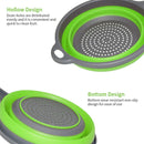 Collapsible strainer for vegetables