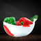 2892 Plastic Rice Pulses Fruits Vegetable Noodles Pasta Washing Bowl and Strainer 