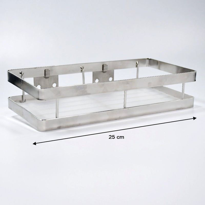 4922 25cm Metal Space Saving Multi-Purpose rack for Kitchen Storage Organizer Shelf Stand. 