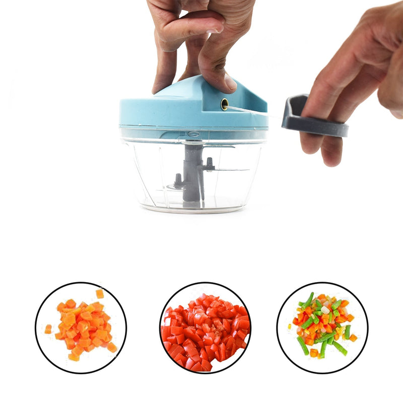 2913 Chopper with 3 Blades for Effortlessly Chopping Vegetables and Fruits for Your Kitchen 