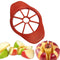 Apple cutter with 8 plastic blades