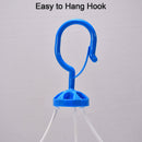 Close-up of plastic cloth drying hanger, round design