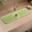 Sink faucet splash guard, silicone pad for drip protection