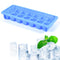 Ice cube trays for making ice cubes, freezer safe.