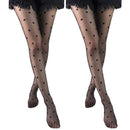 Comfortable white dot stocking cloth