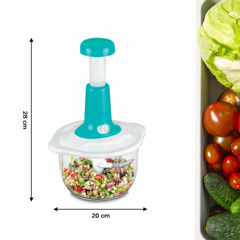 Vegetable chopper ideal for salads and cooking.