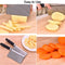 Stainless Steel Vegetable Salad Chopping Knife Crinkle Cutters