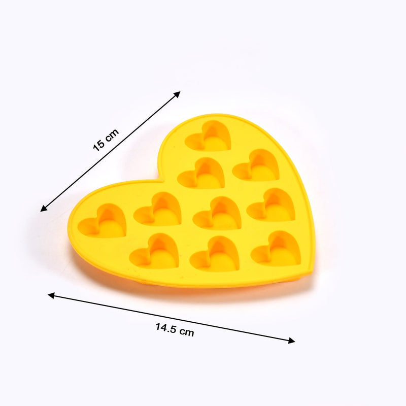 10 heart in 1 cake mould