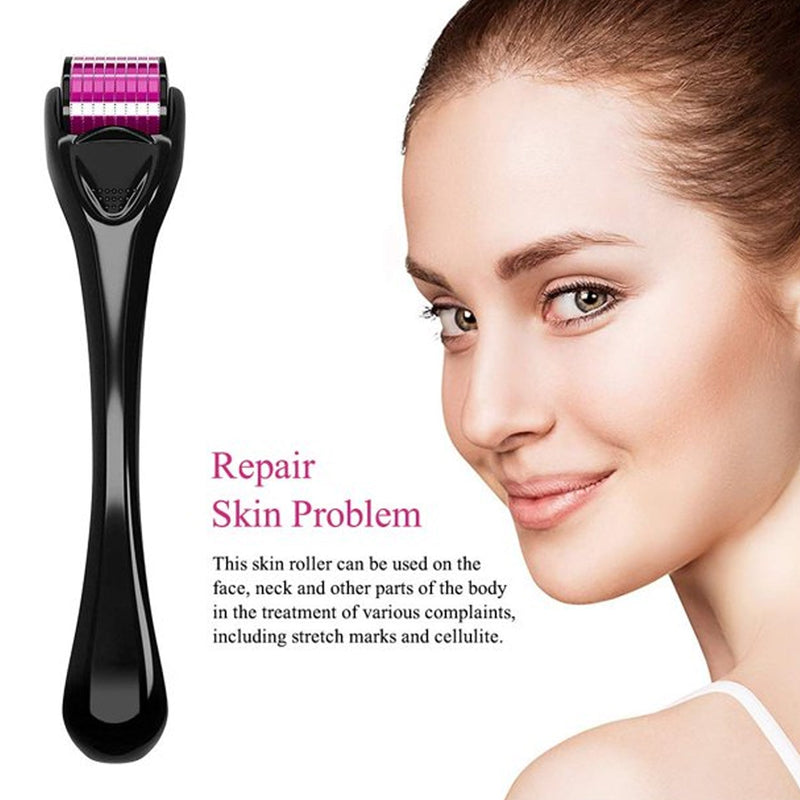 Derma roller designed for hair regrowth and anti-aging