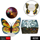 3D butterfly lamp creating an illusion effect for rooms