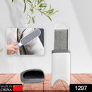 Double-sided lint roller brush