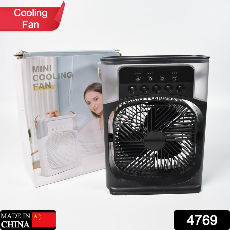 Desk fan with air conditioning function