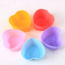 0798A Silicone Loving Heart Shaped Baking Mold Fondant Cake Tool Chocolate Candy Cookies Pastry Soap Moulds 