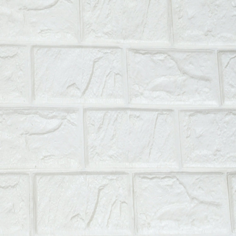 3D FOAM ADHESIVE WALLPAPER FOR LIVING ROOM. ROOM WALL PAPER HOME DECOR SELF ADHESIVE WALLPAPER (60X30Cm)