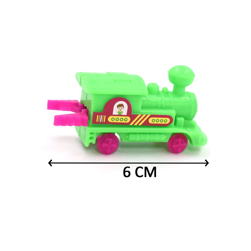 4418 30pc Pull Along Back train Friction Power Toy Vehicle Push and Go Crawling Toys Baby 
